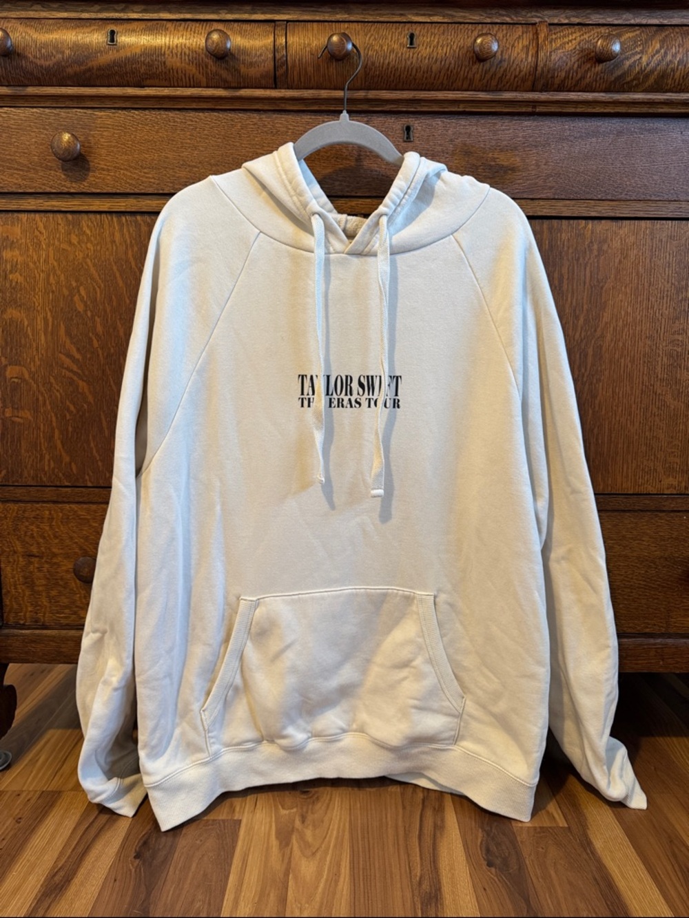 Taylor Swift The Eras Tour Cream Hoodie